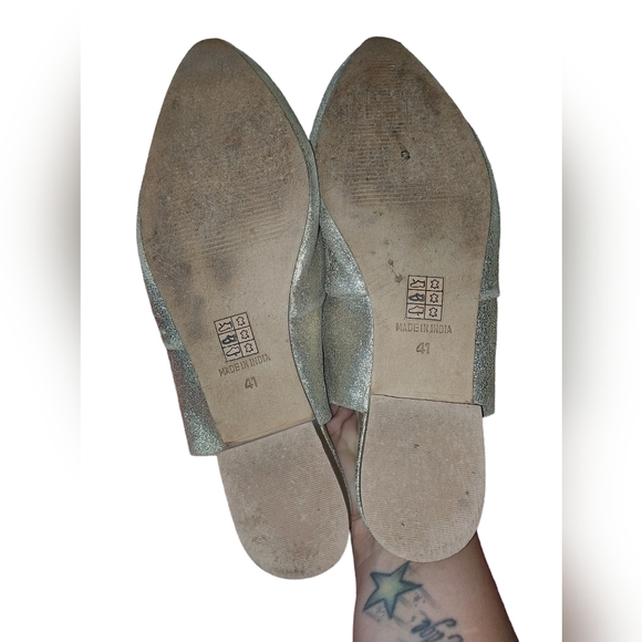 FREE PEOPLE Sienna Ruffle Mule Size US 10 EU 41 - Picture 10 of 13